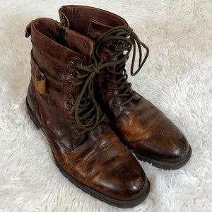 Aston Grey Genuine Leather Rockcastle Boots